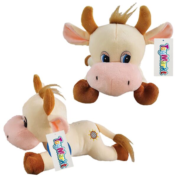 Αγελαδίτσα Ξαπλωτή 20cm 20cm (ξαπλωτό 28cm) ToyMarkt 99468