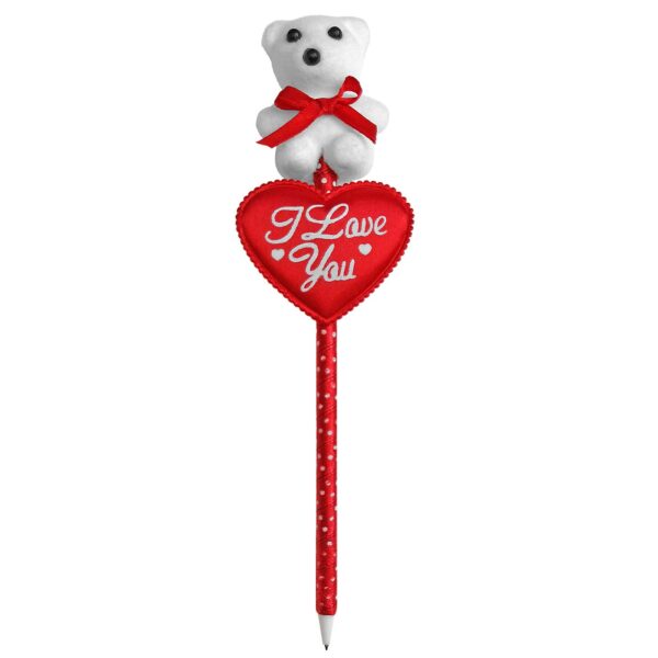 Στυλό με Αρκουδάκι & Καρδιά i Love you 22cm ToyMarkt 99532