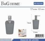 Θήκες κρεμοσάπουνου Dispenser πλαστικές - Σετ 5pcs - Grey - 21601 - Image 2
