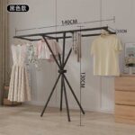 Κρεμάστρα δαπέδου & απλώστρα ρούχων - YH9912B  - 114302 - Black - Image 2