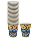 Ποτήρι Χάρτινο 12oz 50τεμ 11x9cm 400ml (12oz) Homie 1002106 - Image 2