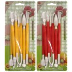 Εργαλεία Διαμόρφωσης Ζαχαρόπαστας σετ=8τεμ 16cm Homie 100318