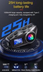 Ασύρματη ενδοεπικοινωνία κράνους μοτοσυκλέτας - Bluetooth - Q58-MAX - 811658 - Image 2