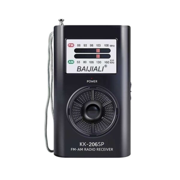 Φορητό ραδιόφωνο mini - PR-206 - 802063 - Black