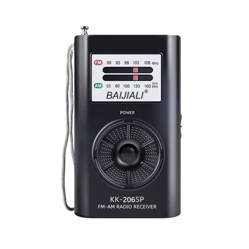 802063-1 Φορητό ραδιόφωνο mini - PR-206 - 802063 - Black - Image 1