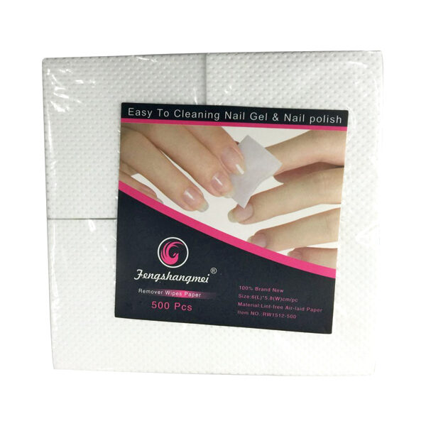 Συσκευασία 500 χαρτάκια κυτταρίνης 6x6 για αφαίρεση μανό