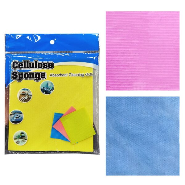 Σπογγοπετσέτα σετ=3τεμ 20x17x0,5cm Homie 10169