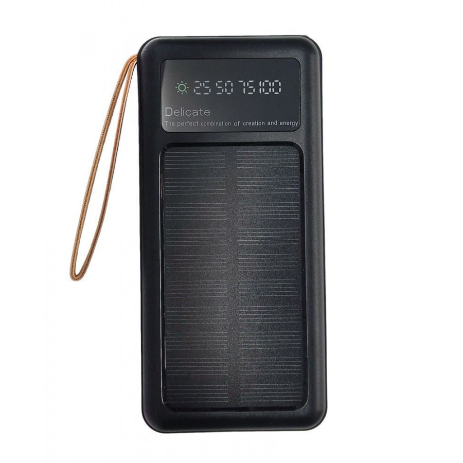 810385 Powerbank με ηλιακό πάνελ - 4in1 - 10.000mah - Y179 - 810385 - Black - Image 1