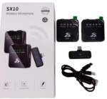 Ασύρματο mini επαναφορτιζόμενο πυκνωτικό μικρόφωνο για καταγραφή ήχου - iP/Lightning - SX10 - 811368 - Image 3