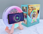 Ασύρματο ηχείο Bluetooth με βάση ασύρματης φόρτισης smartphone - Wheel - L-38B - 811580 - Blue - Image 2