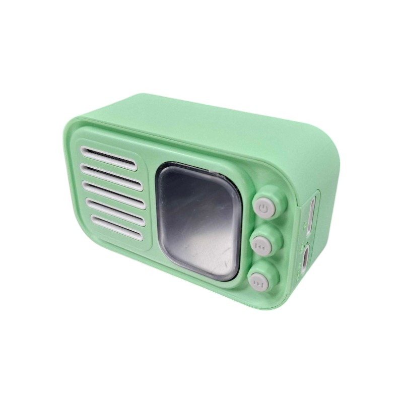 811788-3 Ασύρματο ηχείο Bluetooth με οθόνη - WS-501 - 811788 - Green - Image 1