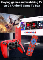 Φορητή κονσόλα παιχνιδιών Stick & Android TV Box με 2 χειριστήρια - G1 - 812938 - Image 3