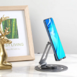 Βάση στήριξης smartphone/tablet μεταλλική περιστρεφόμενη - G62 - 813492 - Dark Grey - Image 2