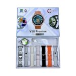 Σετ Smartwatch με 7 λουράκια - V18 Pro Max - 814116 - Silver - Image 2