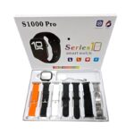 Σετ Smartwatch με 7 λουράκια - S1000 Pro - 814147 - Black - Image 2