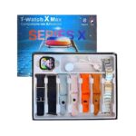 Σετ Smartwatch με 7 λουράκια - T-Watch X Max - 814178 - Black