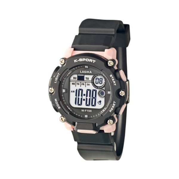 Ψηφιακό ρολόι χειρός - LS156 - Lasika - 817445 - Black/Pink