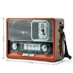Επαναφορτιζόμενο ραδιόφωνο Retro - ΕK105 - 830128 - Image 3