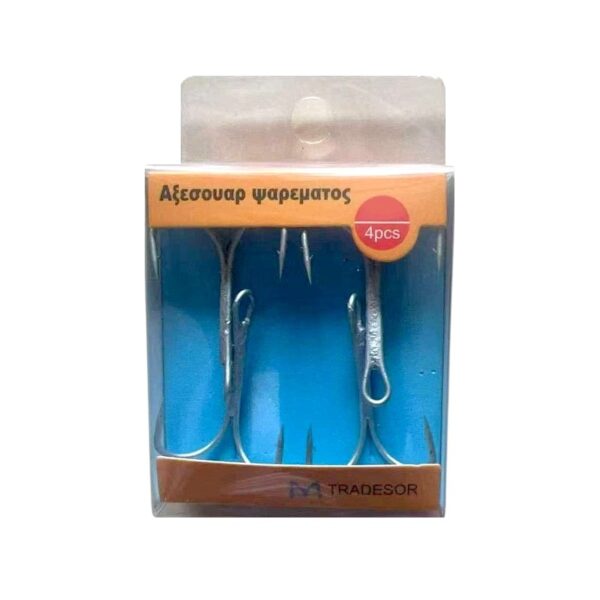 Αγκίστρια σαλαγκιές - 4pcs - 3/0 - 832503