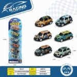 Σετ μεταλλικά αυτοκινητάκια - Pull Back - 6pcs - 562-27 - 917341 - Image 2