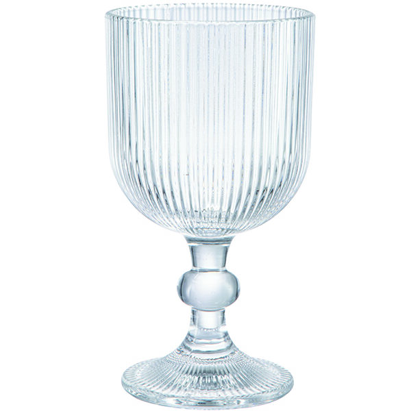 Ποτήρι γυάλινο κολωνάτο "ρίγα" 30cl