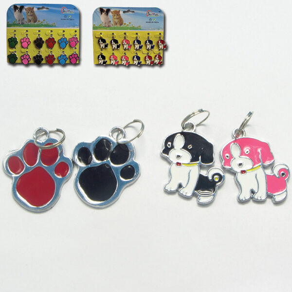 Ταυτότητες μενταγιόν κατοικιδίων - καρτέλα 12 τεμάχια