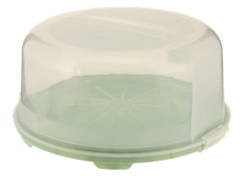 Πλαστική τουρτιέρα στρογγυλή 36x 16cm