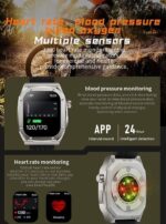 Σετ Smartwatch με 2 λουράκια - Z79 Max - 065080 - Orange - Image 3