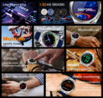 Σετ Smartwatch με 3 λουράκια - Z83 MAX - 880518 - Orange - Image 3