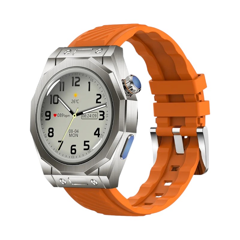 880518-8 Σετ Smartwatch με 3 λουράκια - Z83 MAX - 880518 - Orange - Image 1