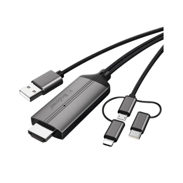 Καλώδιο USB σε HDTV - 3in1 - LD36 - Mirascreen - 884508