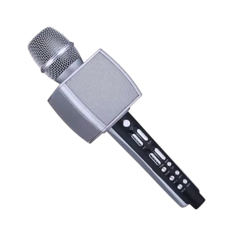 885222-1 Ασύρματο μικρόφωνο Karaoke με ηχείο - YS-92 - 885222 - Silver - Image 1
