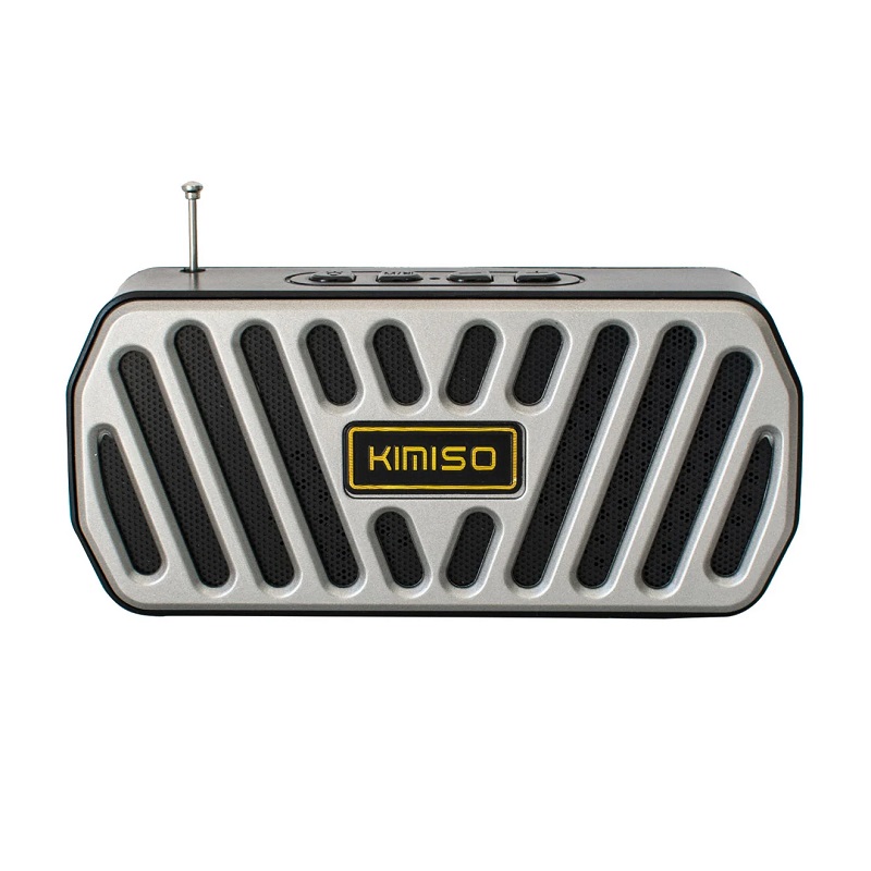 885864_σ Ασύρματο ηχείο Bluetooth με φακό LED – KMS-05A – 885864 - Silver - Image 1