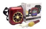 Ασύρματο ηχείο Bluetooth με μικρόφωνο Karaoke - YS-A20 - 887103 - Gold - Image 3