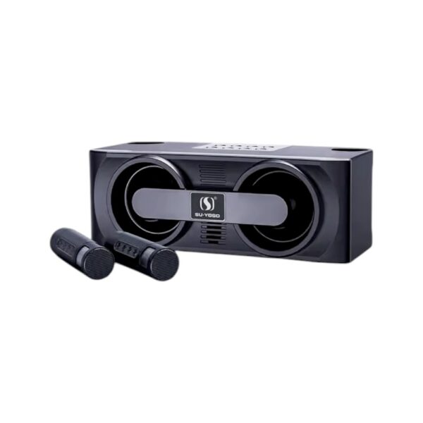 Ασύρματο ηχείο Bluetooth με 2 μικρόφωνα Karaoke - YS-205 - 887226 - Black