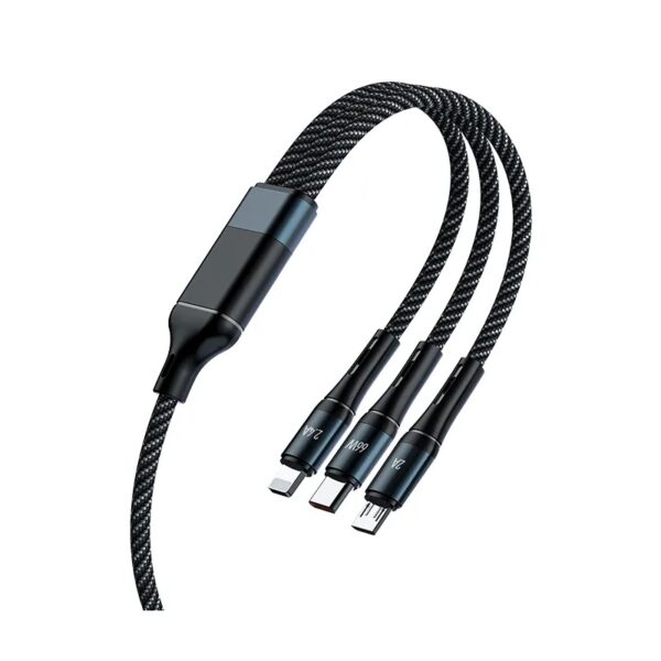 Καλώδιο φόρτισης & data 3in1 - Fast Charge - CL-972 - 1.2m - AWEI - 888155 - Black