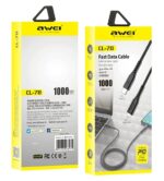 Καλώδιο φόρτισης & data - Type-C σε Lightning - CL-78 - 18W - AWEI - 888001 - Image 2