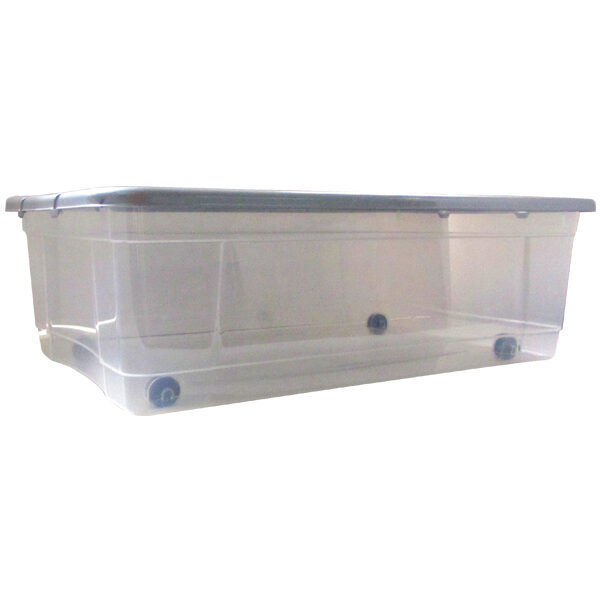 Πλαστικό κουτί αποθήκευσης 25lt με ρόδες