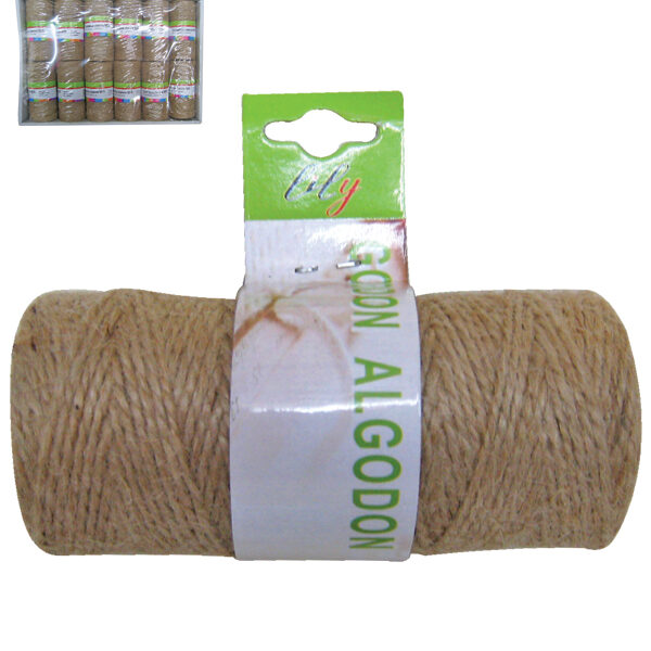 Καφέ καννάβινος σπάγγος 80gr