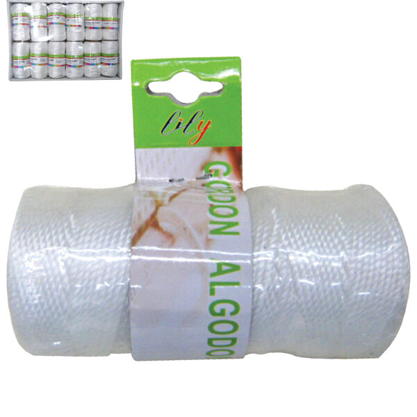 Λευκός καννάβινος σπάγγος 80gr