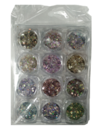 Σετ Glitter νυχιών Nail Art - Παλέτα - Glitter DJ - 12pcs - 910570 - Image 2