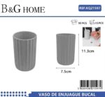 Θήκες οδοντόβουρτσας πλαστικές σε σετ 5Χ - Grey - 21597 - Image 2