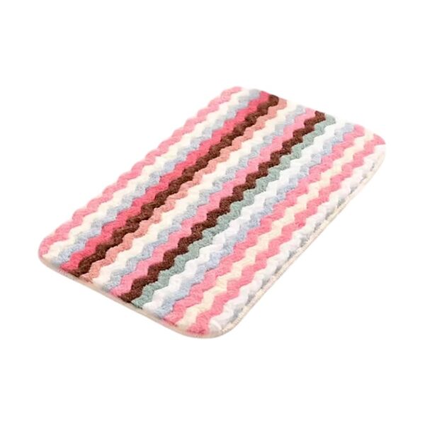 Πατάκι μπάνιου - 38x58cm - 915572 - Pink/White