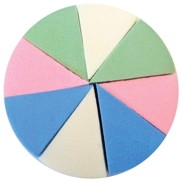 Σετ 8 σφουγγαράκια make up σε σχήμα τρίγωνο