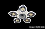 Φωτιστικό οροφής LED - Πλαφονιέρα με Dimmer - 5179-6WH - 943765 - Image 2