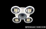 Φωτιστικό οροφής LED - Πλαφονιέρα με Dimmer - 5180-5WH - 943772 - Image 2