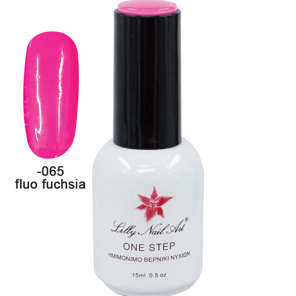 Ημιμόνιμο μανό one step 15ml - Fluo Fuchsia