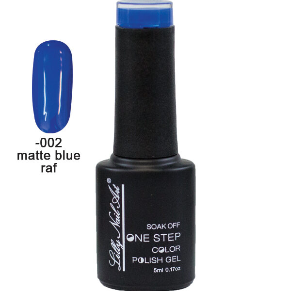 Ημιμόνιμο μανό one step 5ml - Matte Blue Raf
