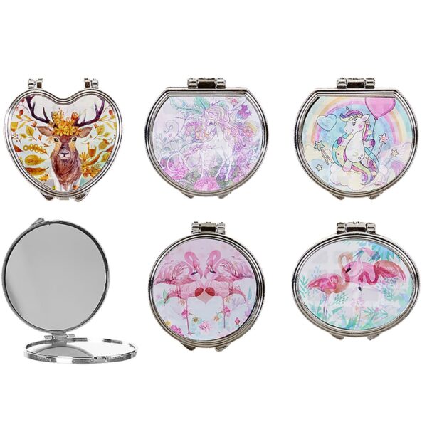 Καθρεφτάκι Γυναικείο Διπλό 7x6cm Homie 116201