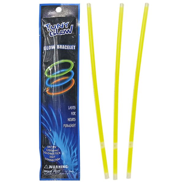 Βραχιόλια Φωσφορίζοντα πακ=3τεμ 20cm Homie 116106